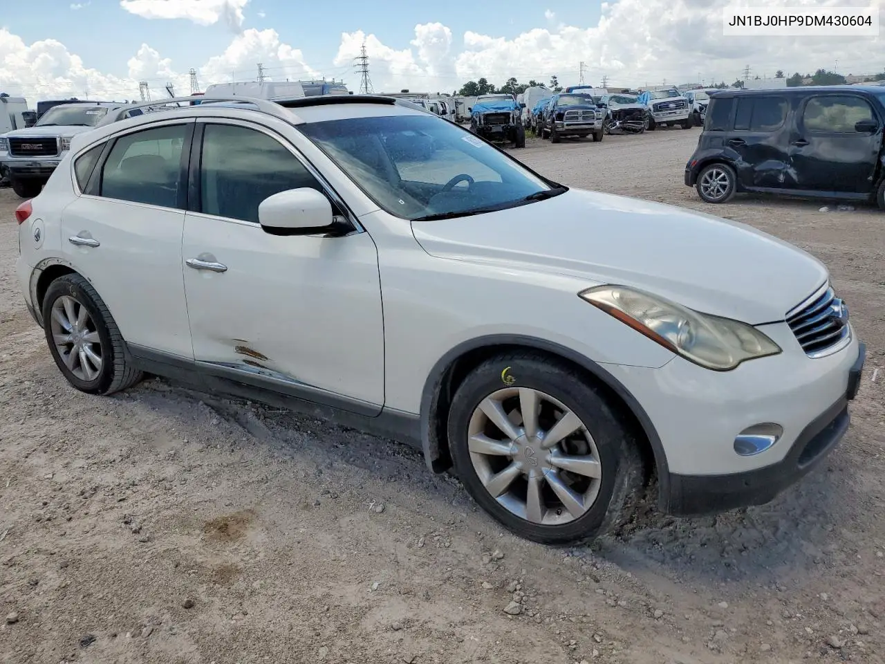2013 Infiniti Ex37 Base VIN: JN1BJ0HP9DM430604 Lot: 62365795