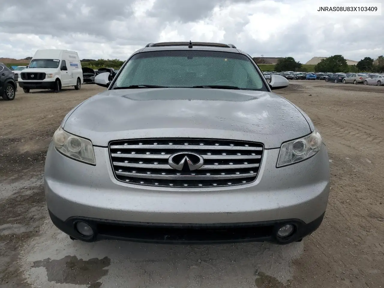 2003 Infiniti Fx35 VIN: JNRAS08U83X103409 Lot: 55632615