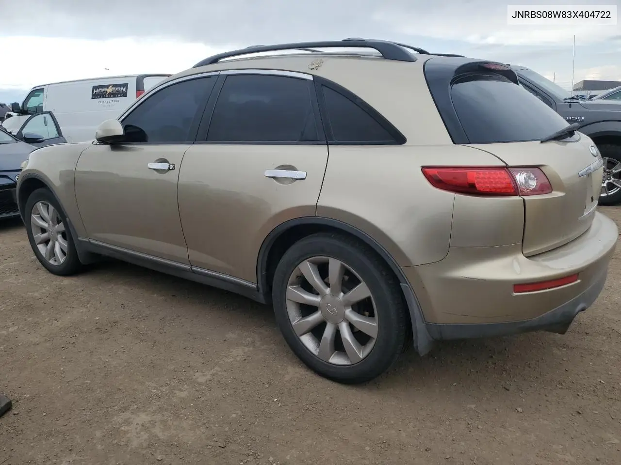 2003 Infiniti Fx45 VIN: JNRBS08W83X404722 Lot: 55863955
