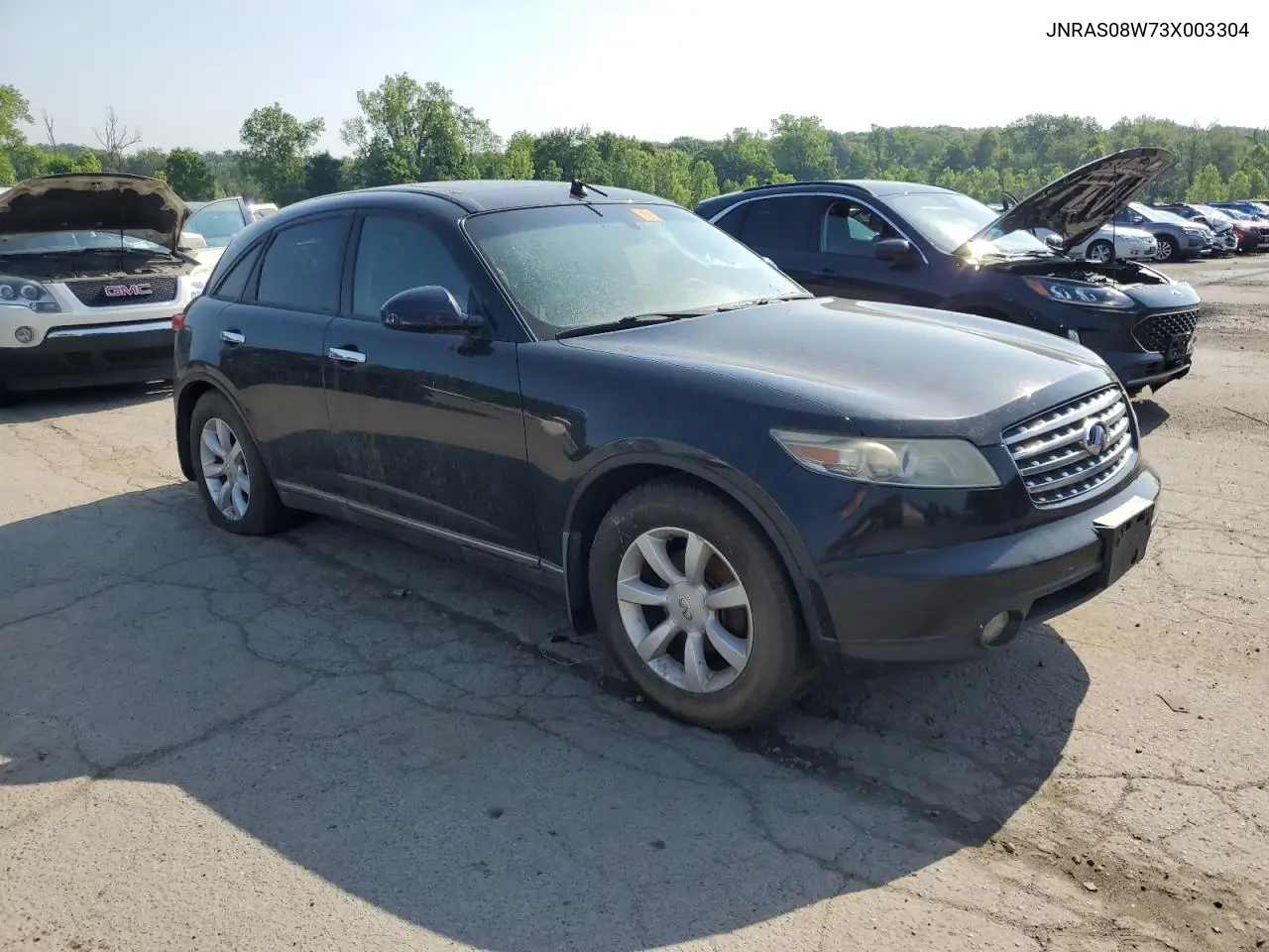 2003 Infiniti Fx35 VIN: JNRAS08W73X003304 Lot: 61825025