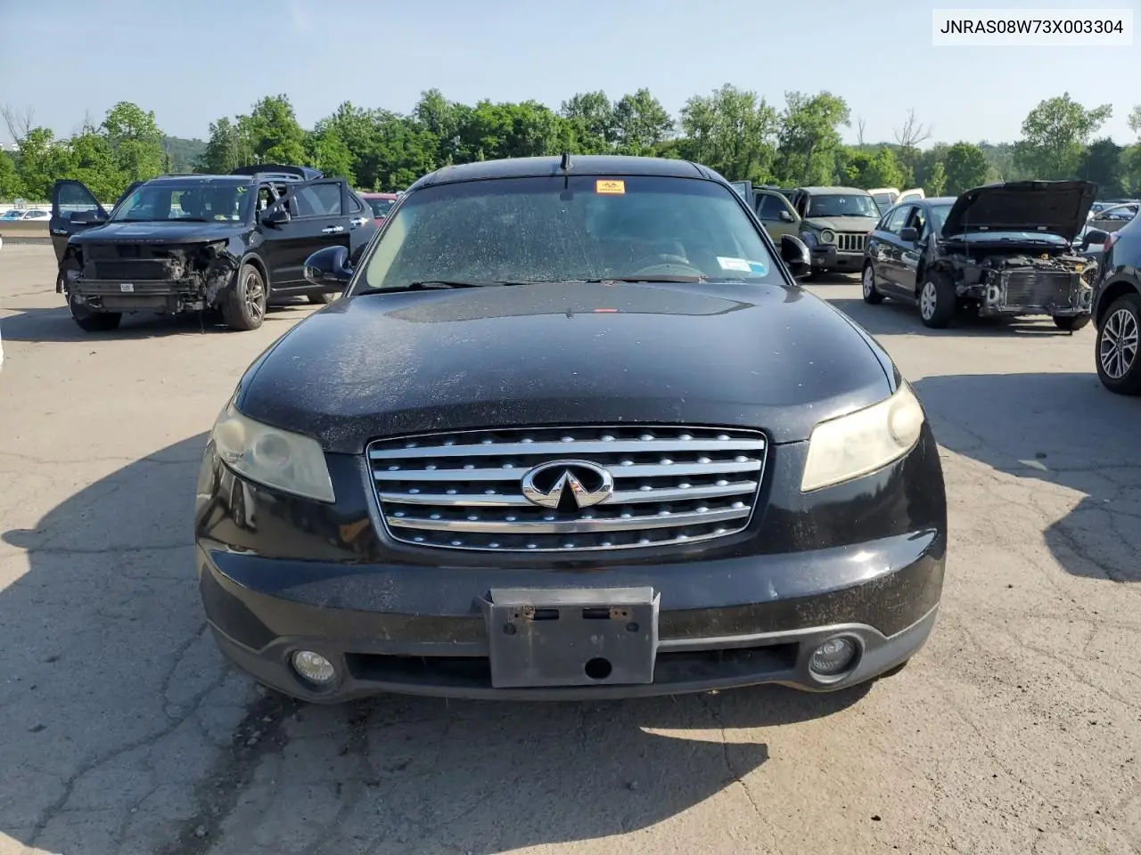2003 Infiniti Fx35 VIN: JNRAS08W73X003304 Lot: 61825025