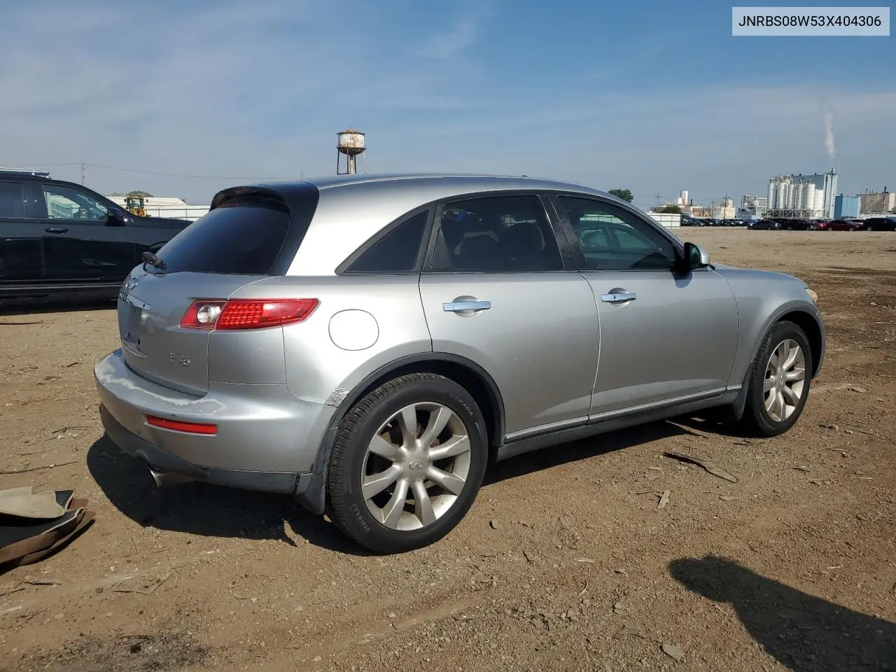 2003 Infiniti Fx45 VIN: JNRBS08W53X404306 Lot: 63975765