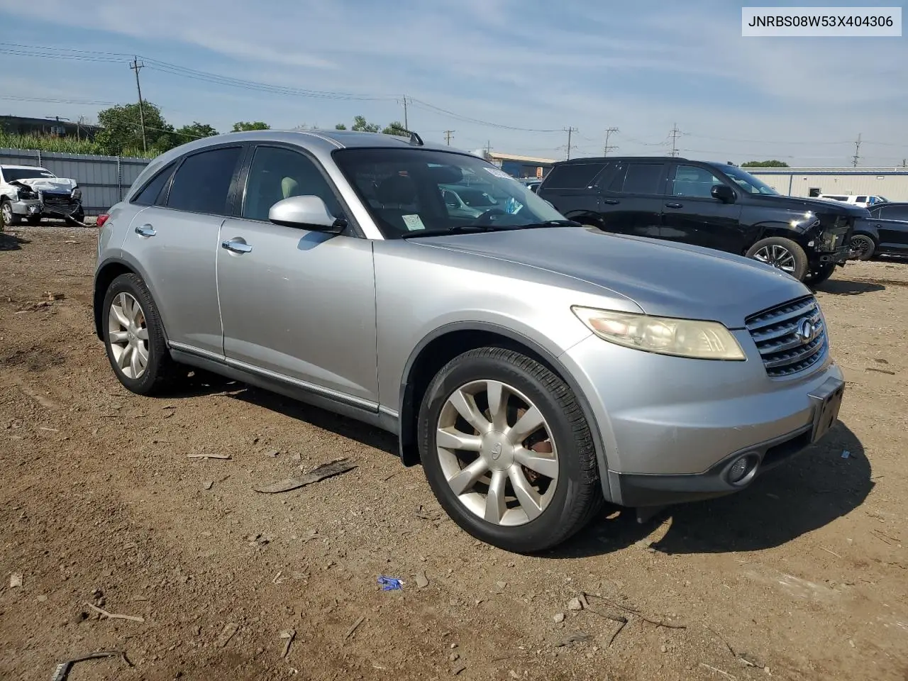 2003 Infiniti Fx45 VIN: JNRBS08W53X404306 Lot: 63975765