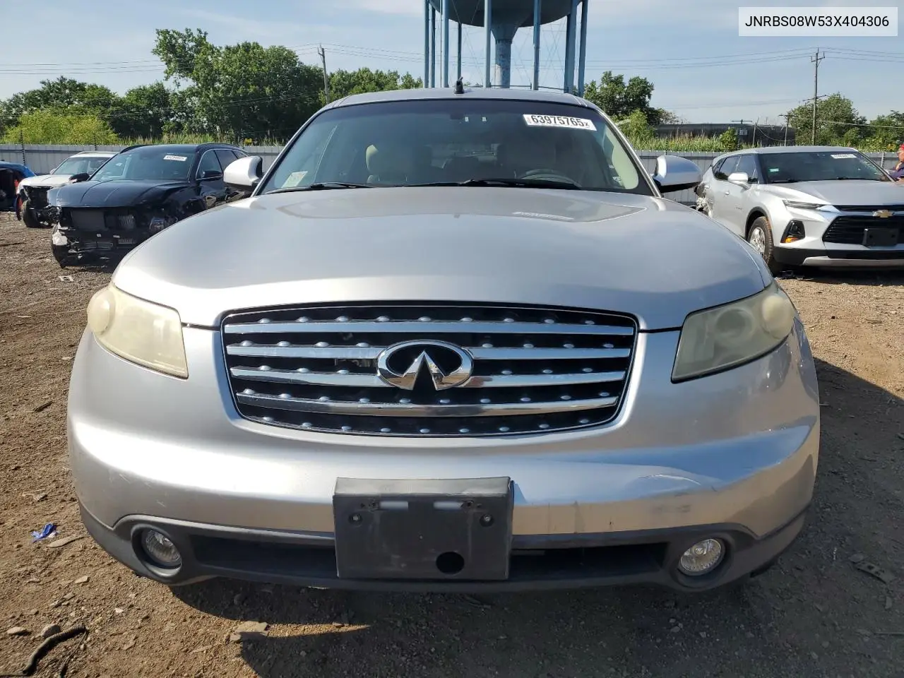 2003 Infiniti Fx45 VIN: JNRBS08W53X404306 Lot: 63975765