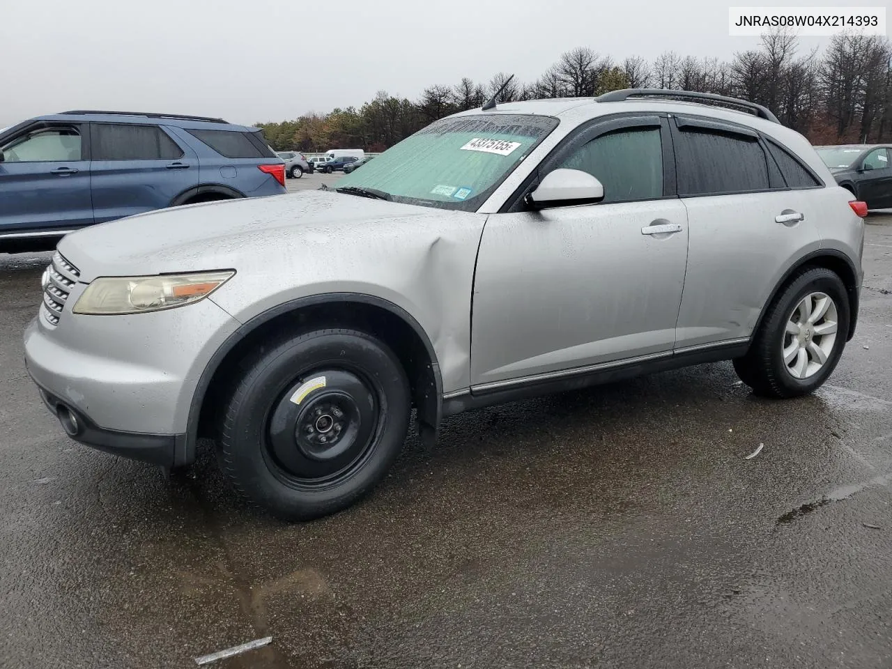 2004 Infiniti Fx35 VIN: JNRAS08W04X214393 Lot: 43375155