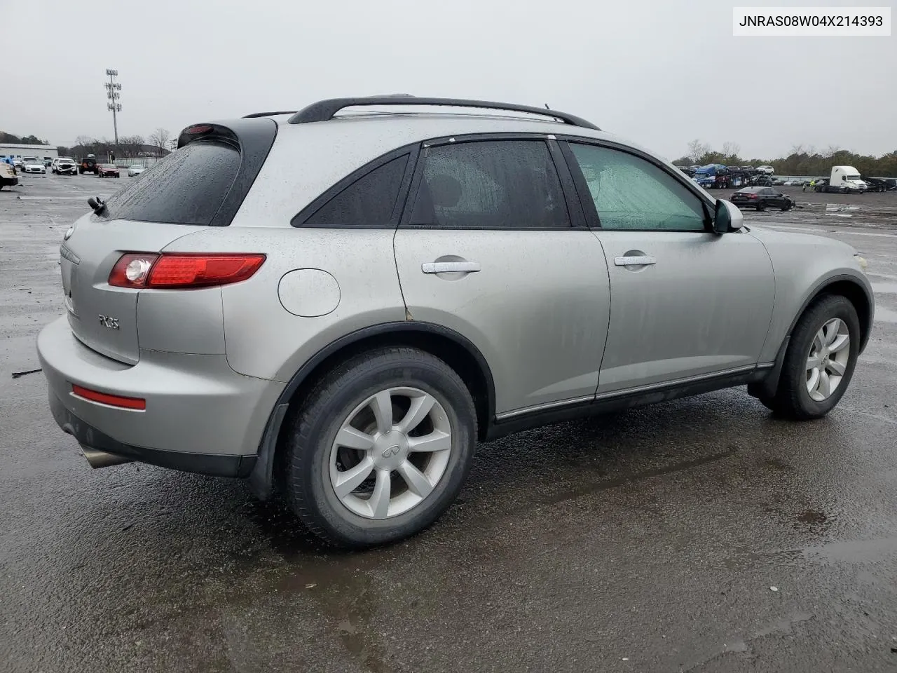 2004 Infiniti Fx35 VIN: JNRAS08W04X214393 Lot: 43375155