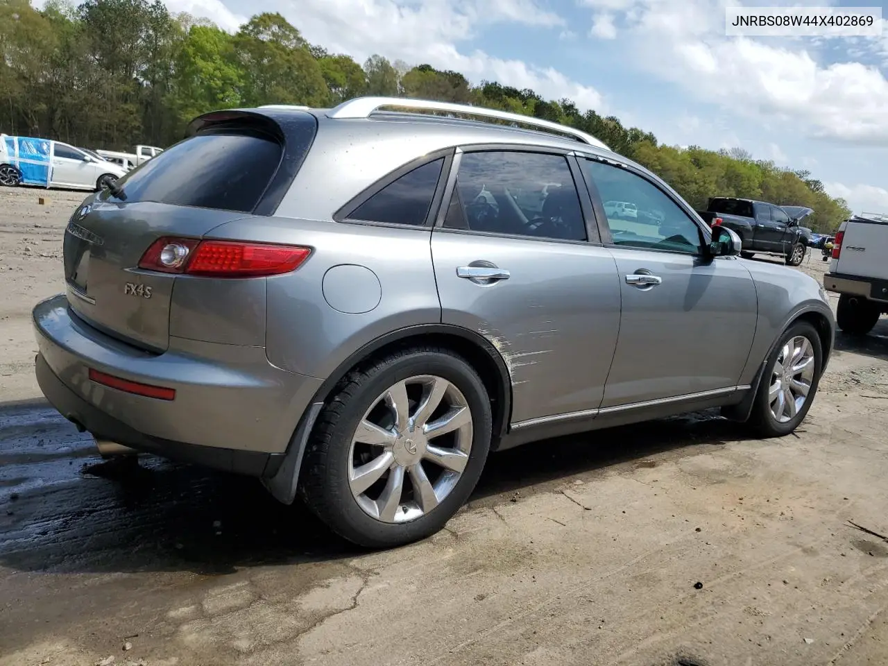 2004 Infiniti Fx45 VIN: JNRBS08W44X402869 Lot: 51476145