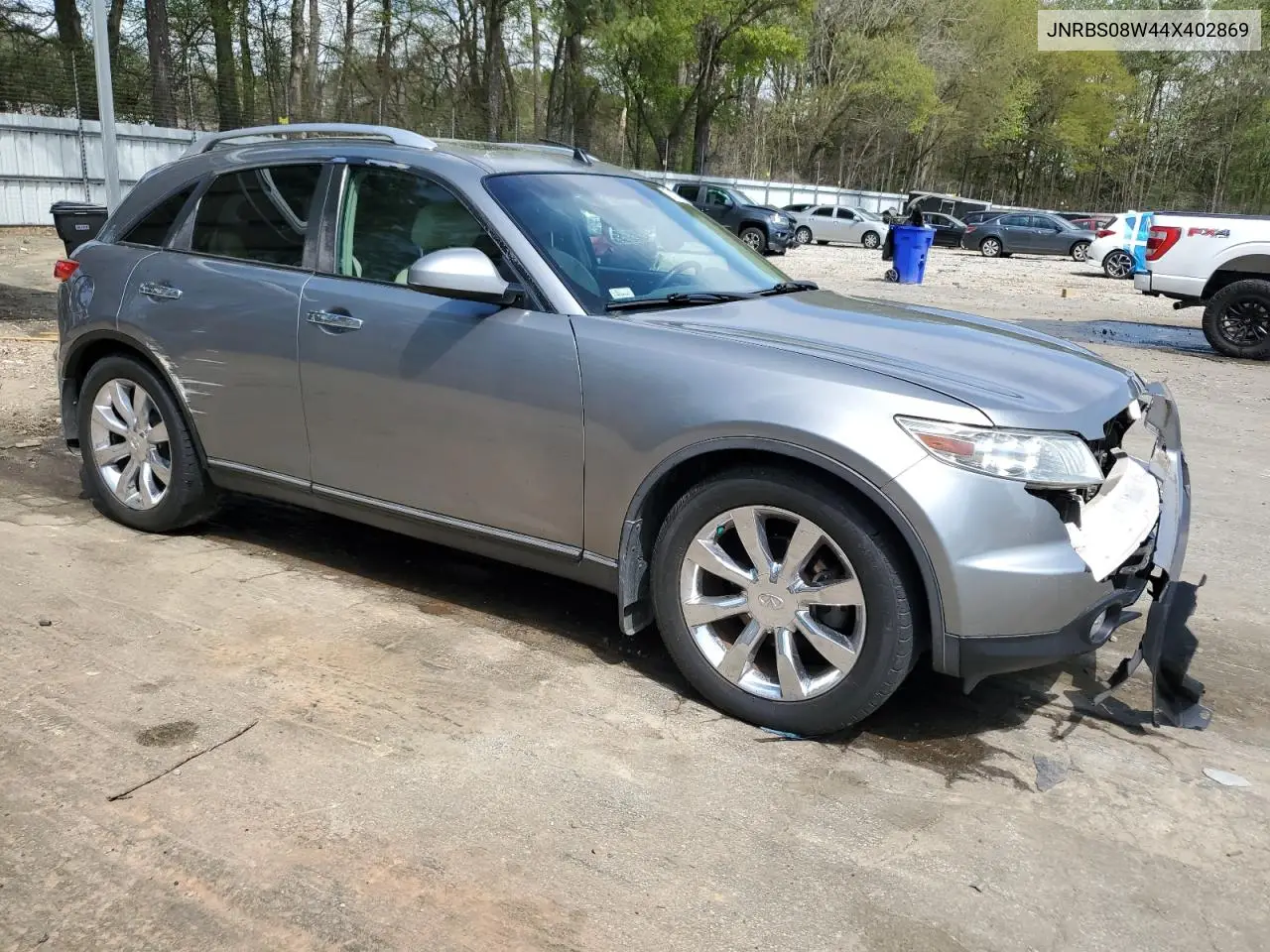 2004 Infiniti Fx45 VIN: JNRBS08W44X402869 Lot: 51476145