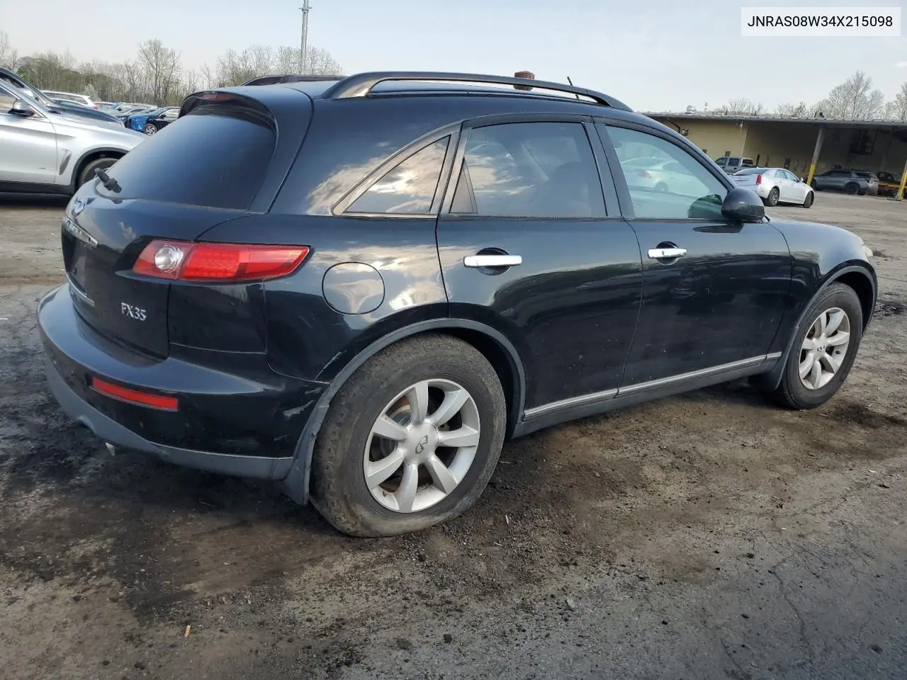 2004 Infiniti Fx35 VIN: JNRAS08W34X215098 Lot: 54183645
