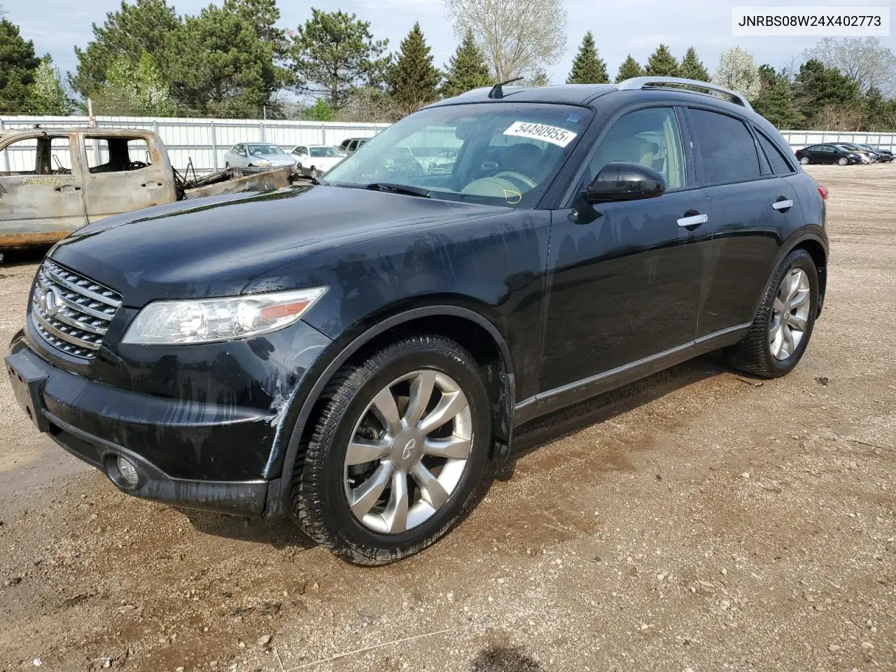 2004 Infiniti Fx45 VIN: JNRBS08W24X402773 Lot: 54490955