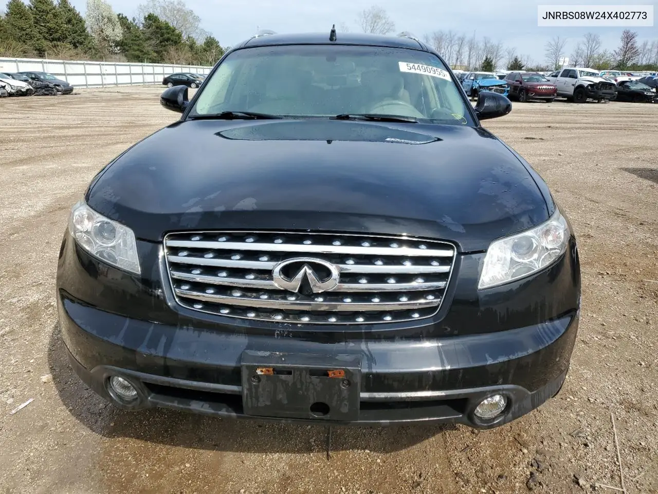 2004 Infiniti Fx45 VIN: JNRBS08W24X402773 Lot: 54490955