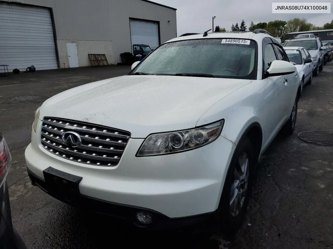2004 Infiniti Fx35 VIN: JNRAS08U74X100048 Lot: 54890515