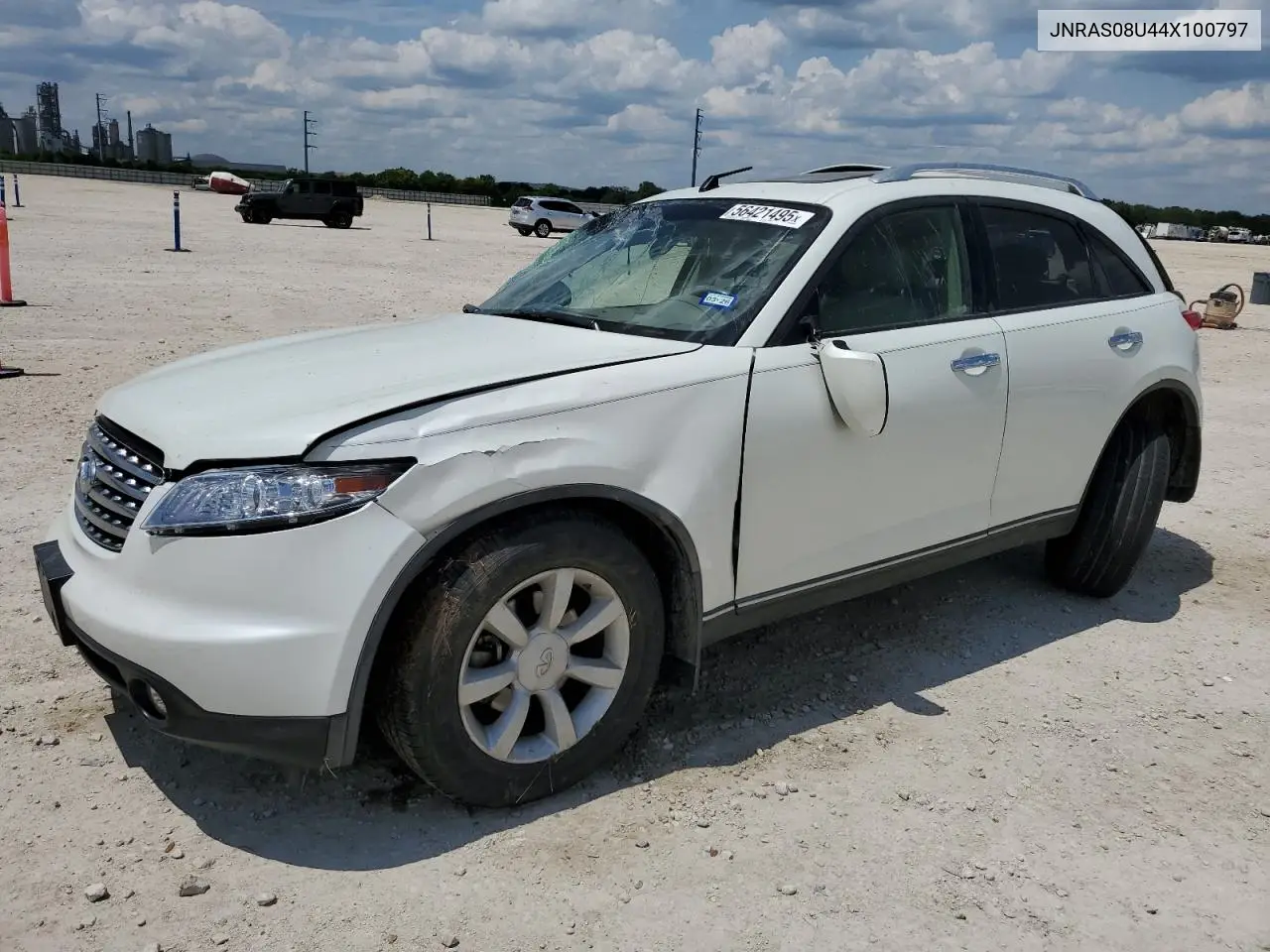 2004 Infiniti Fx35 VIN: JNRAS08U44X100797 Lot: 56421495