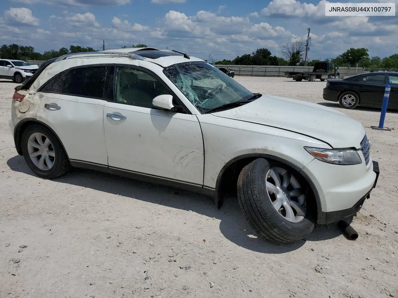 2004 Infiniti Fx35 VIN: JNRAS08U44X100797 Lot: 56421495