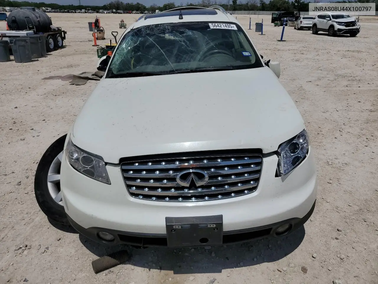 2004 Infiniti Fx35 VIN: JNRAS08U44X100797 Lot: 56421495