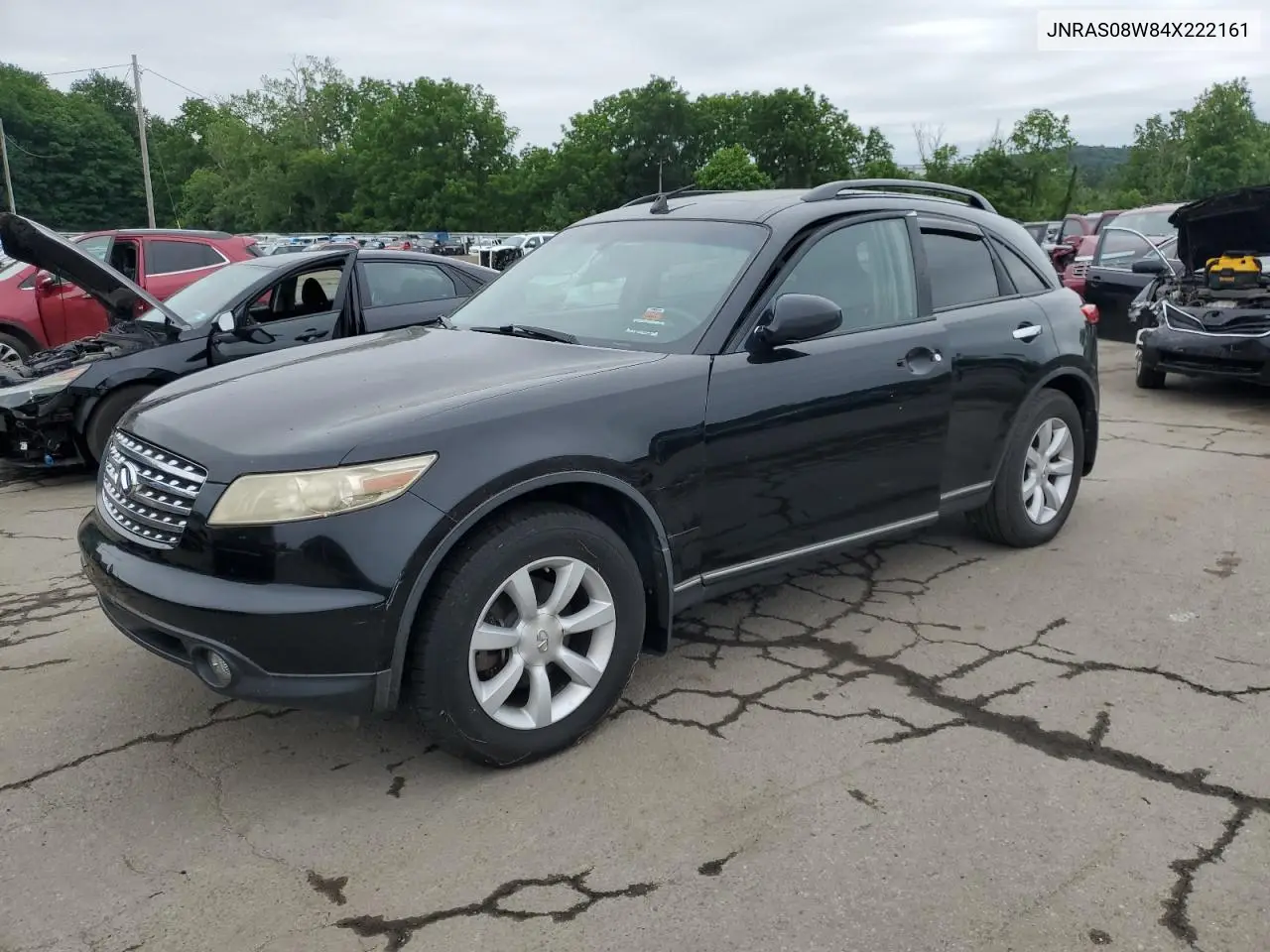 2004 Infiniti Fx35 VIN: JNRAS08W84X222161 Lot: 62659545