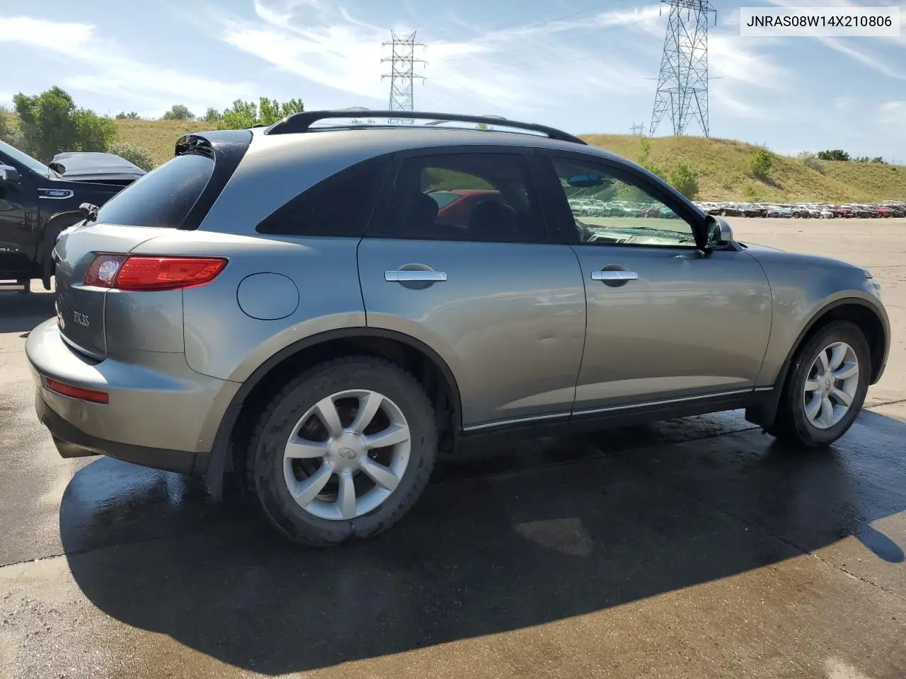2004 Infiniti Fx35 VIN: JNRAS08W14X210806 Lot: 63024815