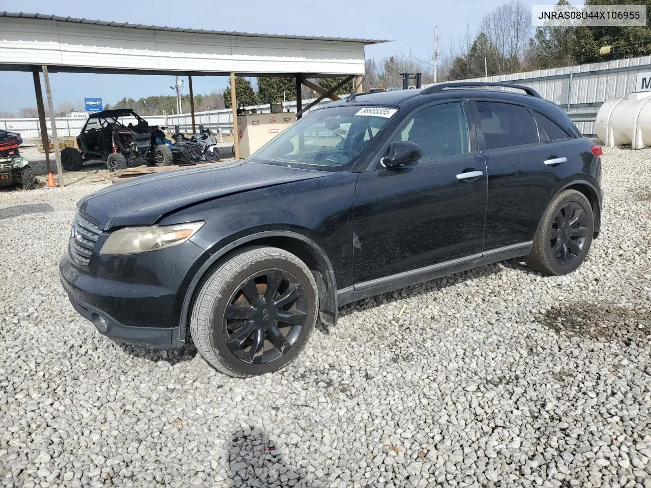 2004 Infiniti Fx35 VIN: JNRAS08U44X106955 Lot: 88685555