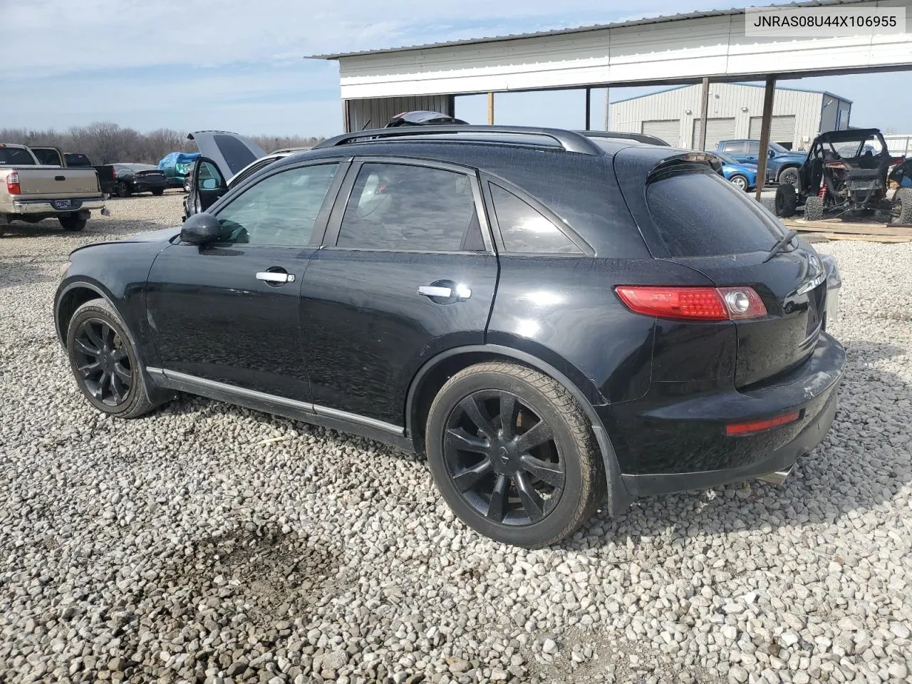 2004 Infiniti Fx35 VIN: JNRAS08U44X106955 Lot: 88685555