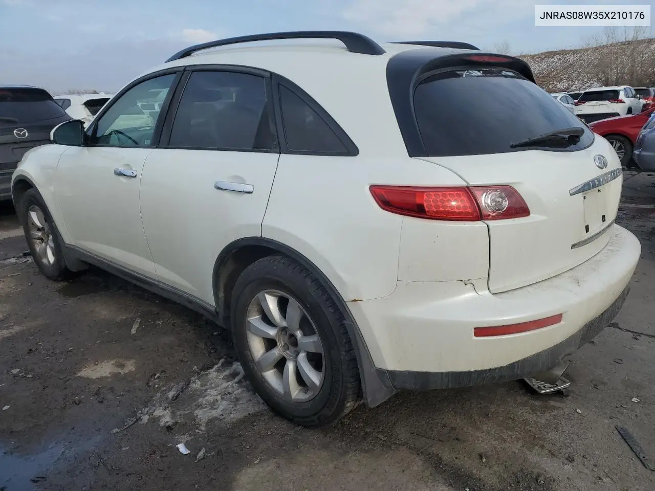 2005 Infiniti Fx35 VIN: JNRAS08W35X210176 Lot: 44252375