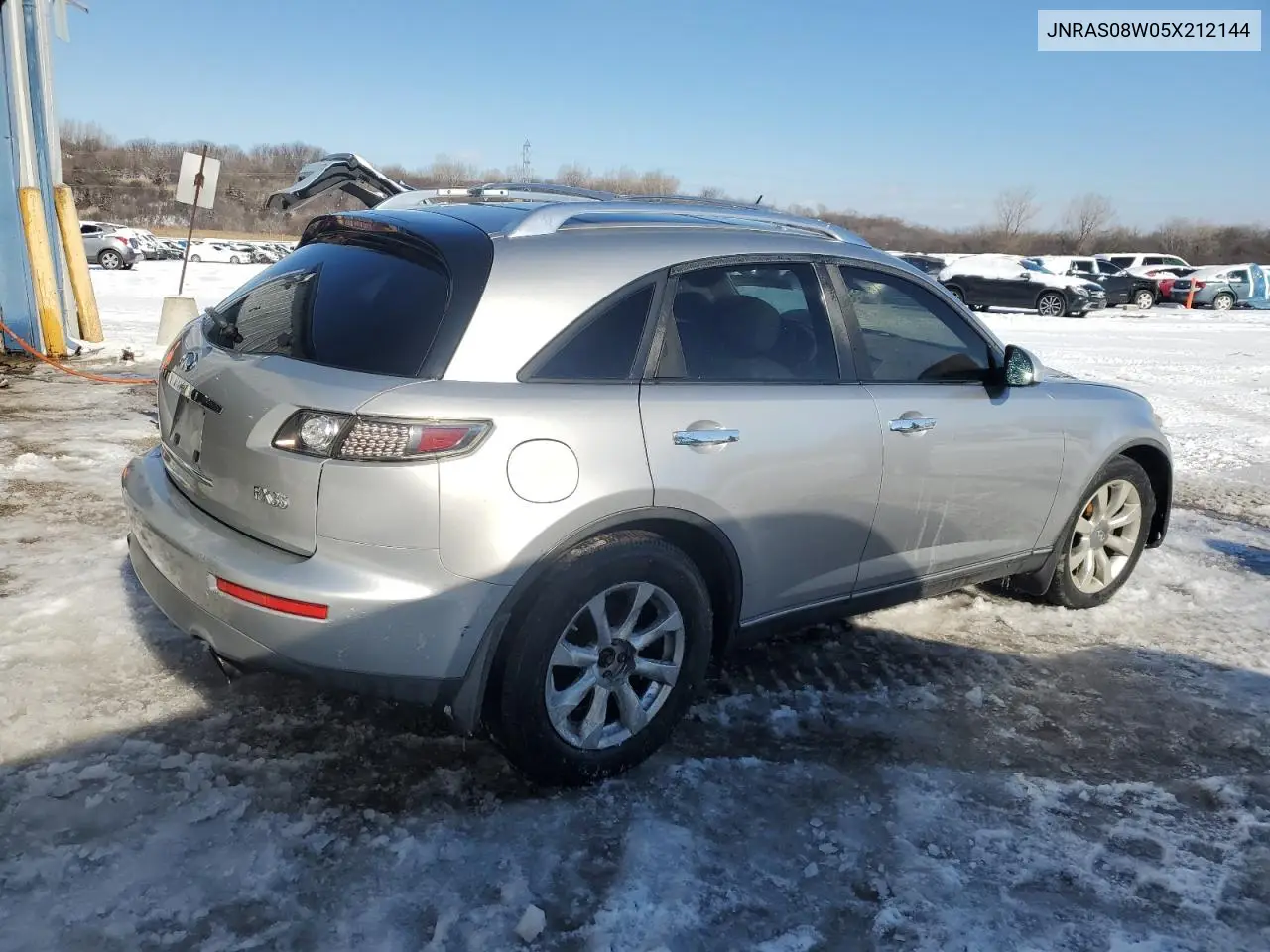 2005 Infiniti Fx35 VIN: JNRAS08W05X212144 Lot: 45037615