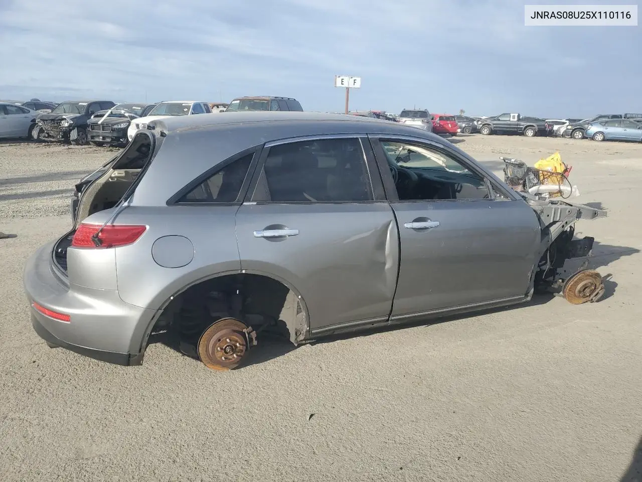 2005 Infiniti Fx35 VIN: JNRAS08U25X110116 Lot: 48048845