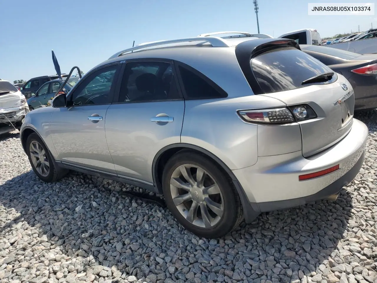 2005 Infiniti Fx35 VIN: JNRAS08U05X103374 Lot: 49164105