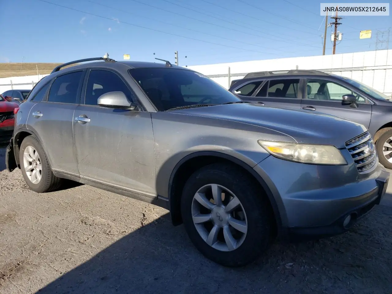 2005 Infiniti Fx35 VIN: JNRAS08W05X212645 Lot: 49693585