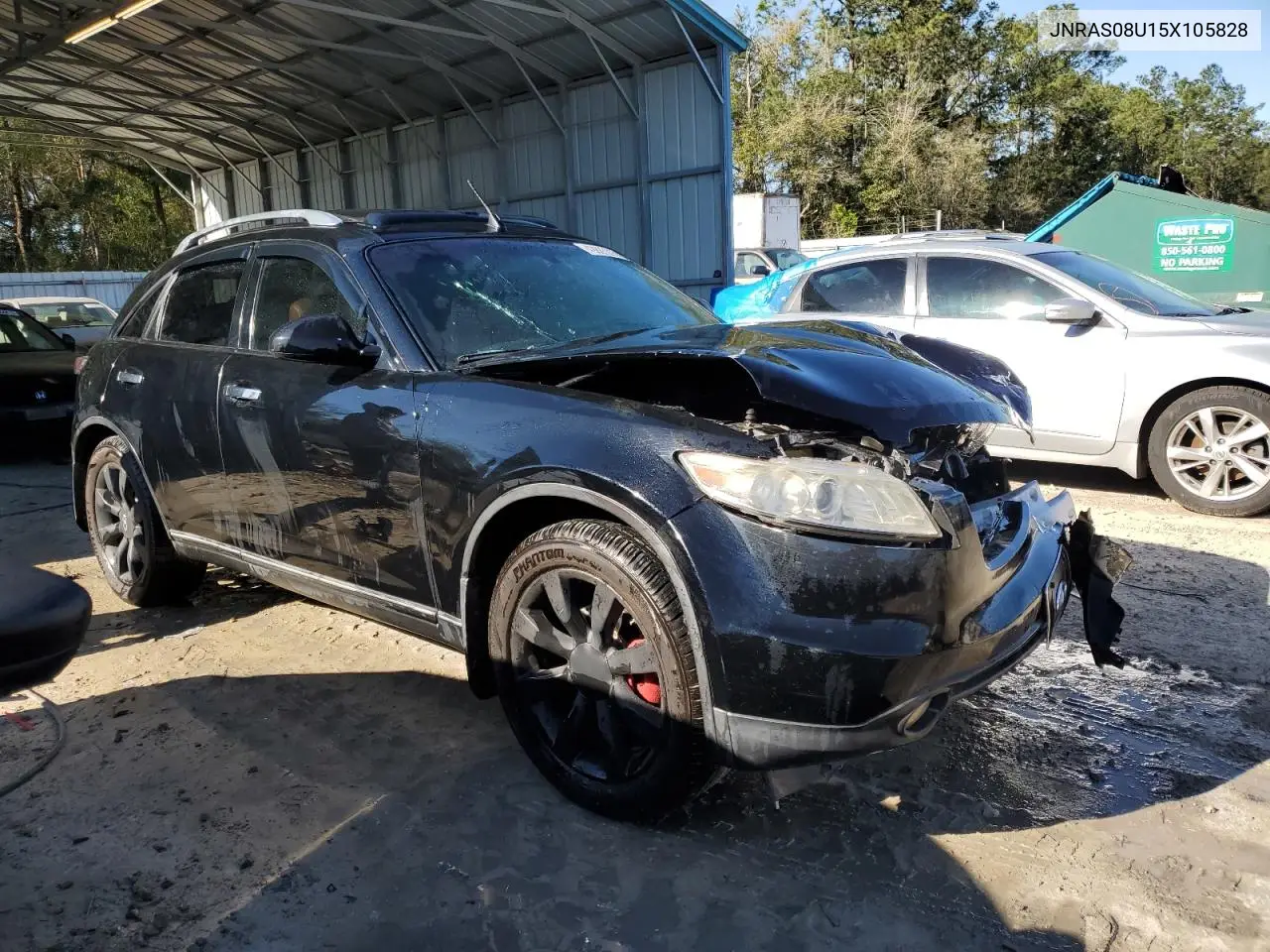 2005 Infiniti Fx35 VIN: JNRAS08U15X105828 Lot: 49807215
