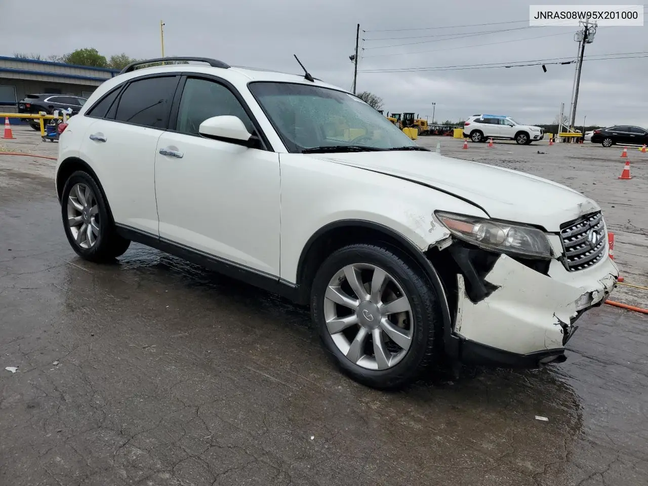 2005 Infiniti Fx35 VIN: JNRAS08W95X201000 Lot: 51965805
