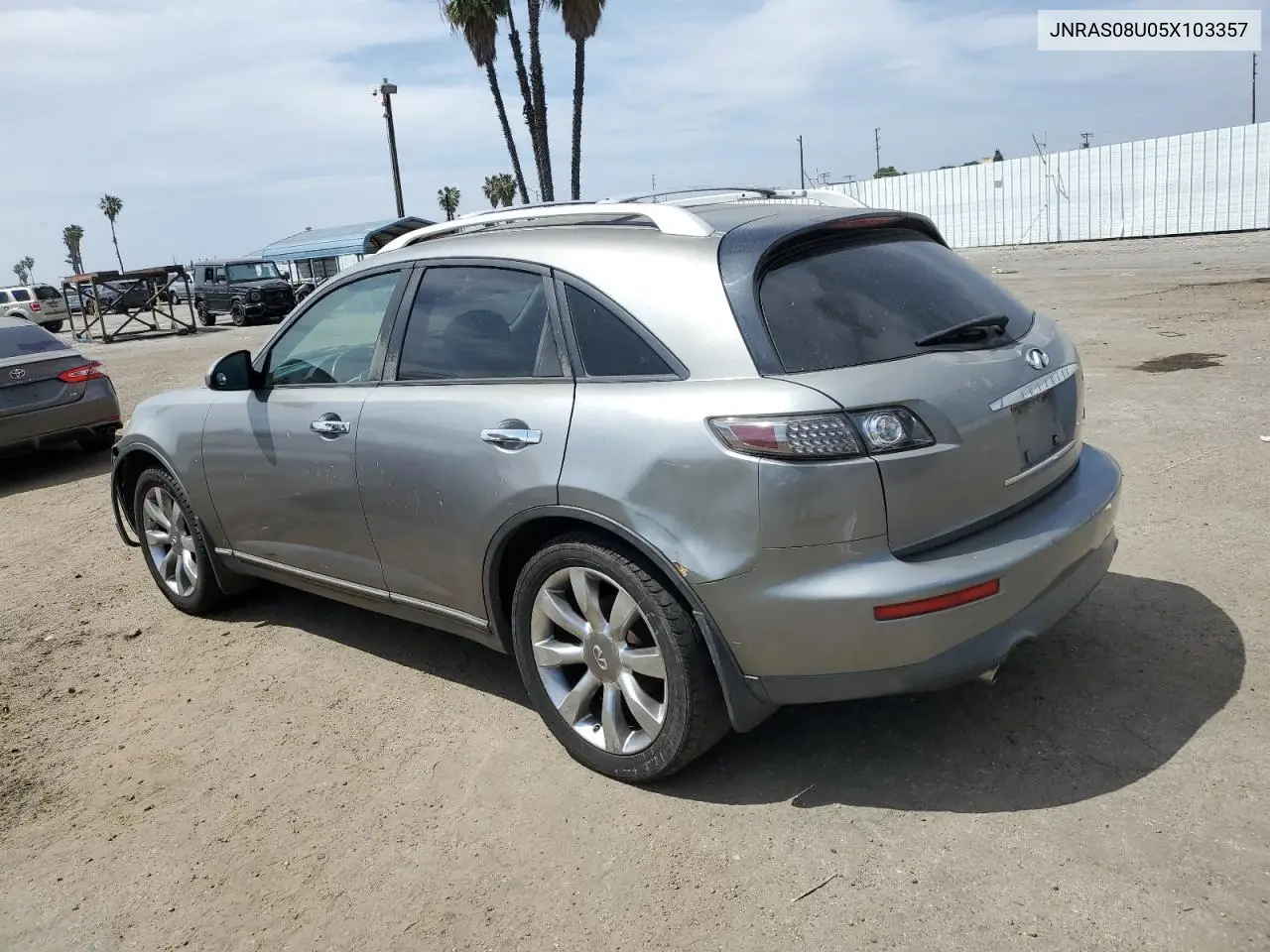 2005 Infiniti Fx35 VIN: JNRAS08U05X103357 Lot: 52932865