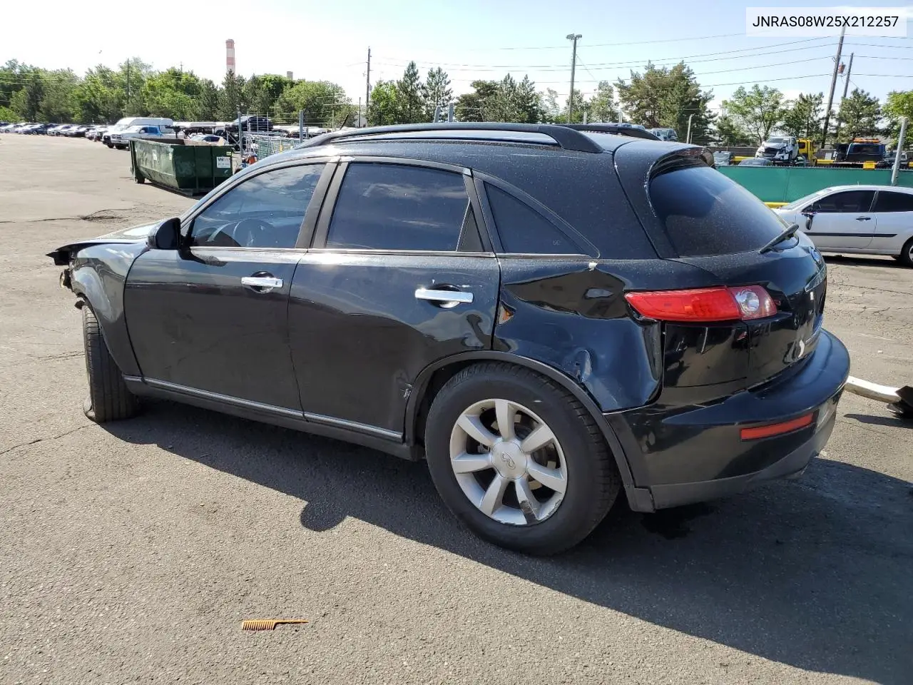 2005 Infiniti Fx35 VIN: JNRAS08W25X212257 Lot: 60644445