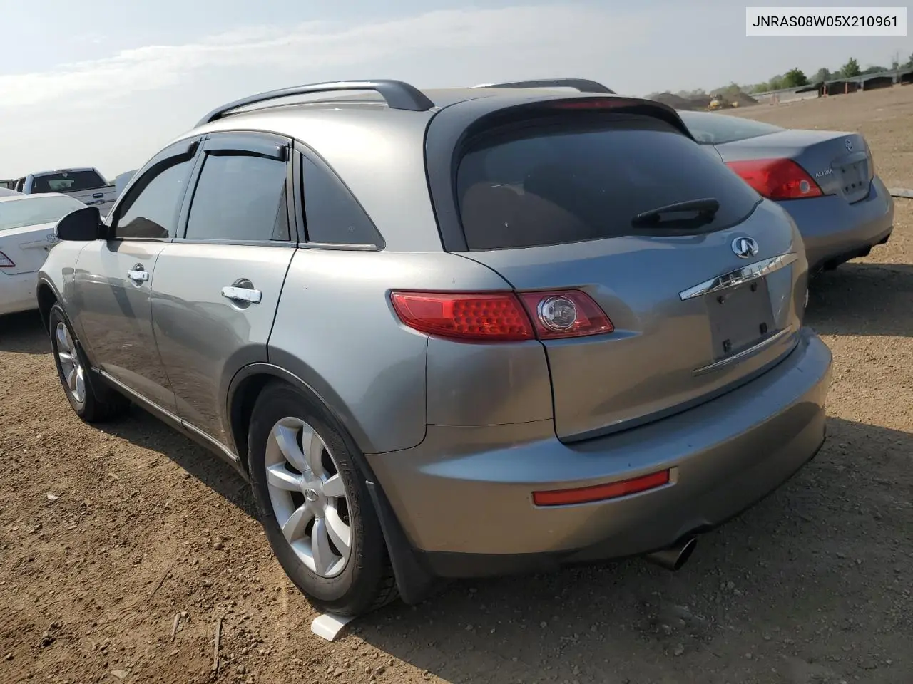 2005 Infiniti Fx35 VIN: JNRAS08W05X210961 Lot: 61060185