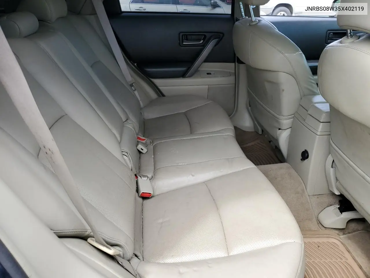 2005 Infiniti Fx45 VIN: JNRBS08W35X402119 Lot: 61104655