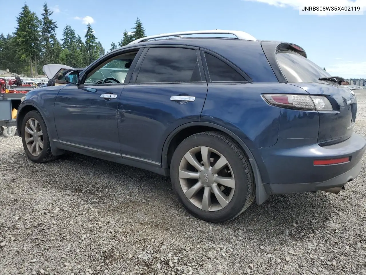 2005 Infiniti Fx45 VIN: JNRBS08W35X402119 Lot: 61104655