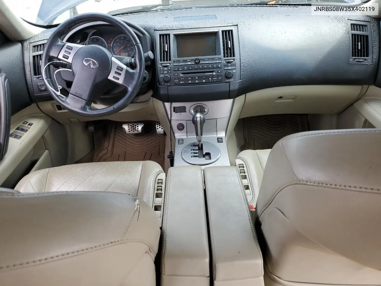 2005 Infiniti Fx45 VIN: JNRBS08W35X402119 Lot: 61104655