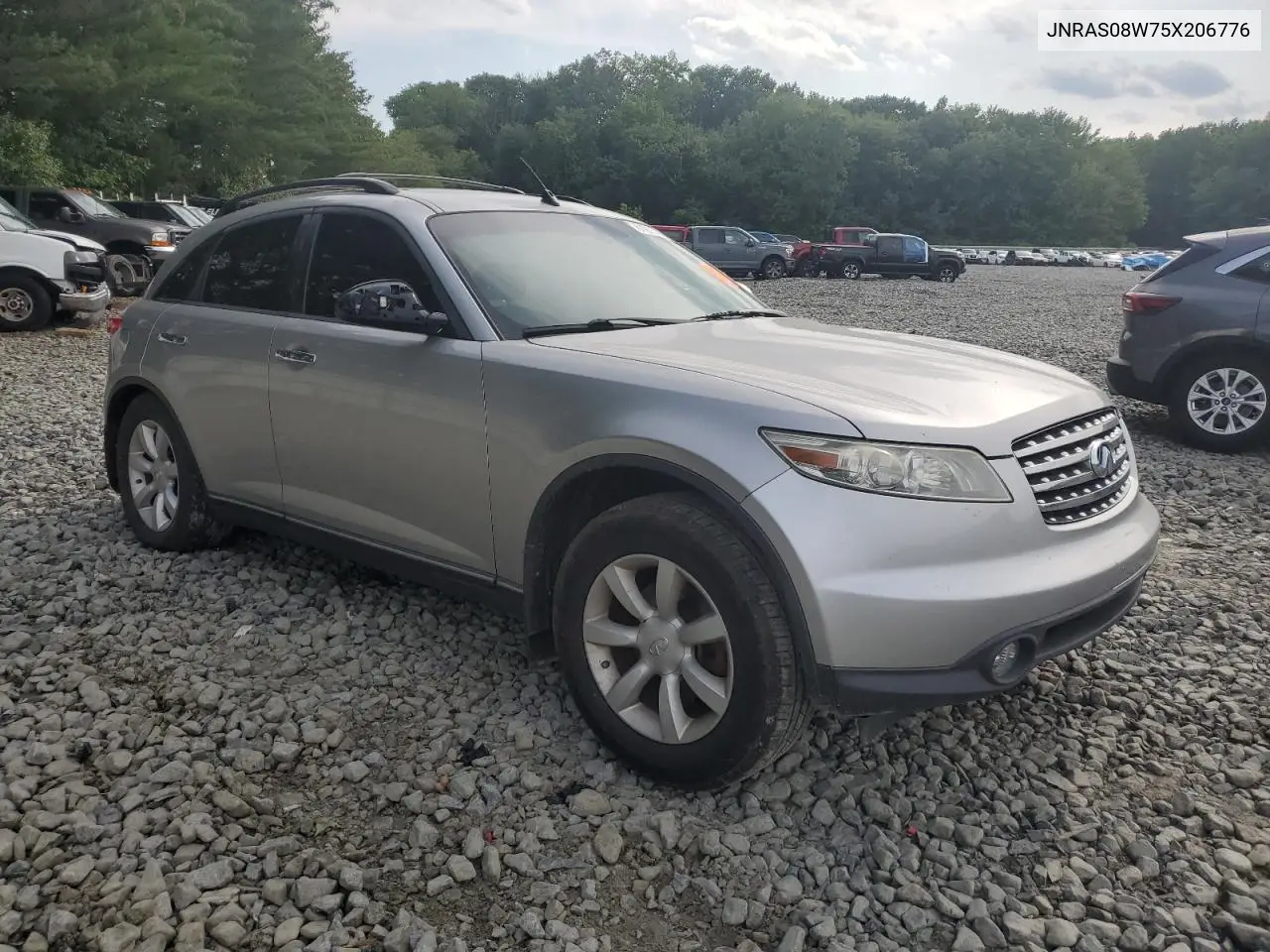 2005 Infiniti Fx35 VIN: JNRAS08W75X206776 Lot: 61911565