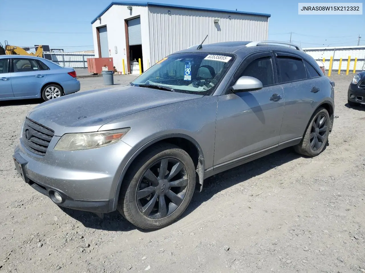 2005 Infiniti Fx35 VIN: JNRAS08W15X212332 Lot: 63535855