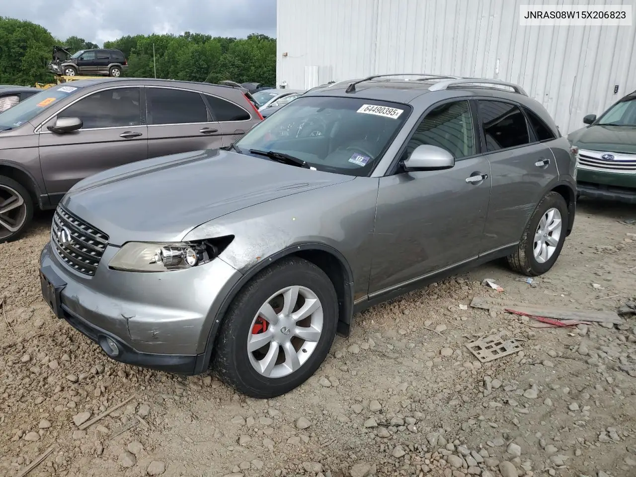 2005 Infiniti Fx35 VIN: JNRAS08W15X206823 Lot: 64490395