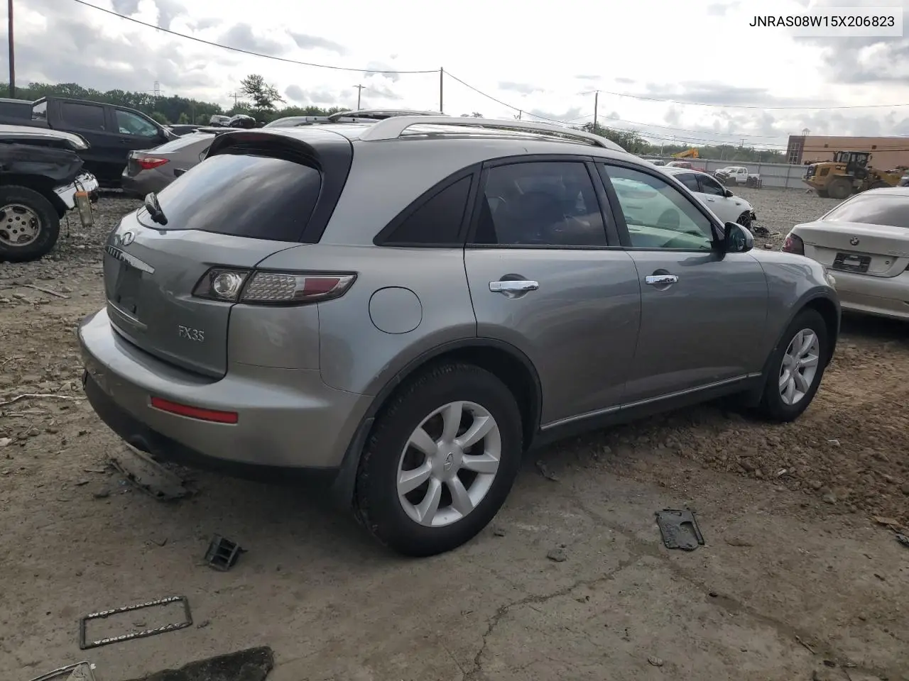 2005 Infiniti Fx35 VIN: JNRAS08W15X206823 Lot: 64490395