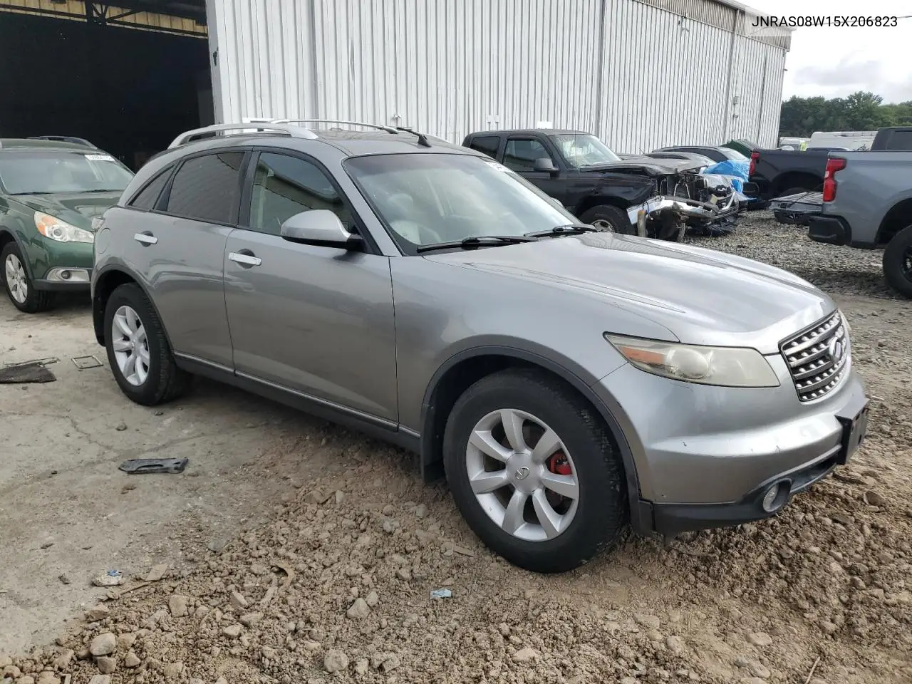2005 Infiniti Fx35 VIN: JNRAS08W15X206823 Lot: 64490395