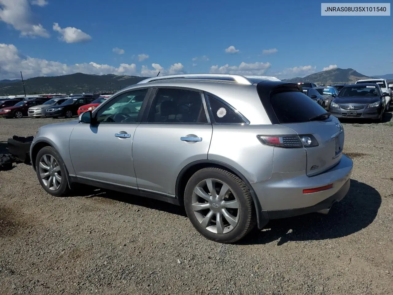 2005 Infiniti Fx35 VIN: JNRAS08U35X101540 Lot: 65097845