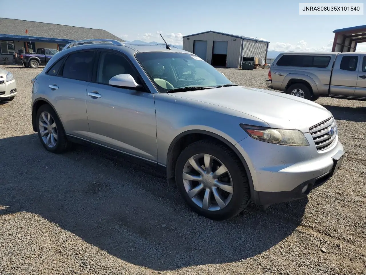 2005 Infiniti Fx35 VIN: JNRAS08U35X101540 Lot: 65097845