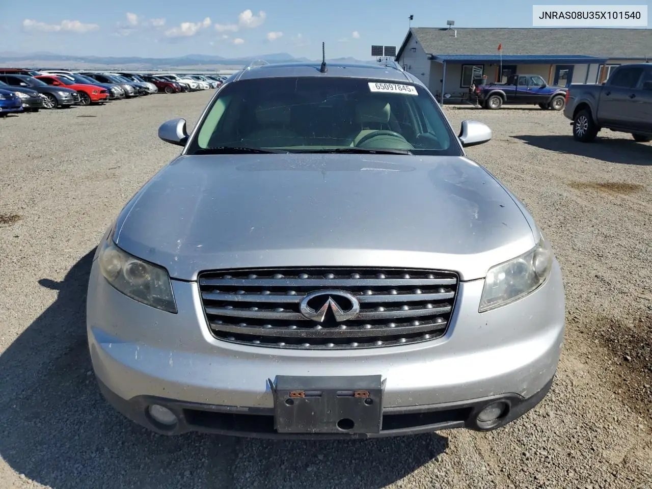 2005 Infiniti Fx35 VIN: JNRAS08U35X101540 Lot: 65097845