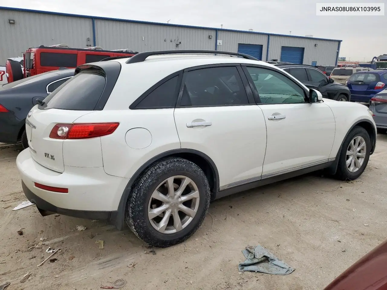 2006 Infiniti Fx35 VIN: JNRAS08U86X103995 Lot: 50680635