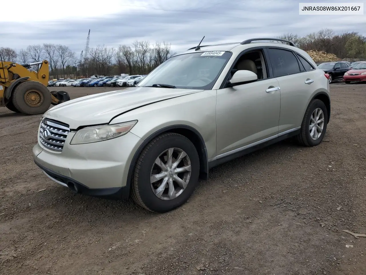 2006 Infiniti Fx35 VIN: JNRAS08W86X201667 Lot: 53884045