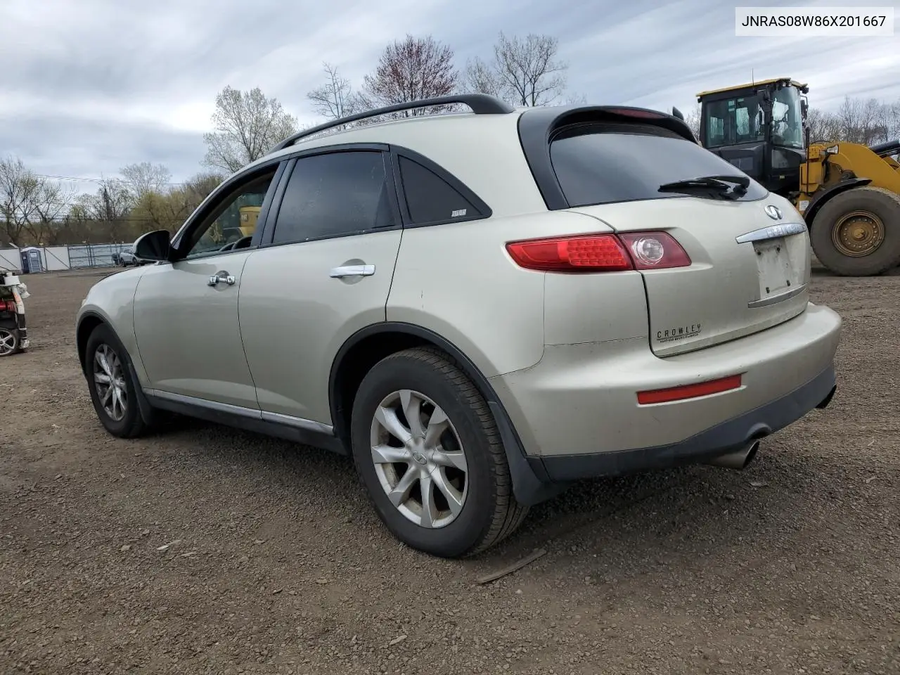 2006 Infiniti Fx35 VIN: JNRAS08W86X201667 Lot: 53884045