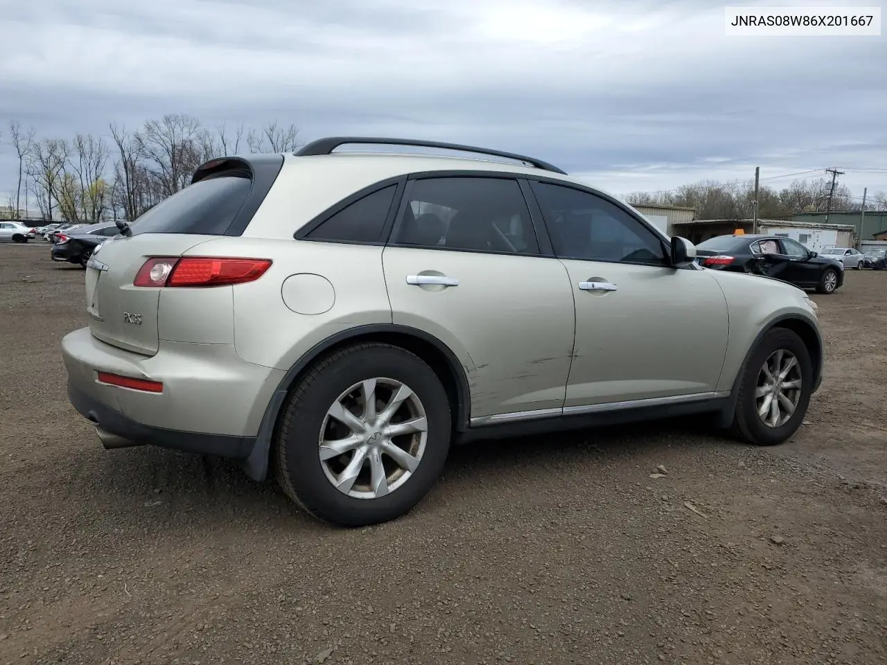 2006 Infiniti Fx35 VIN: JNRAS08W86X201667 Lot: 53884045