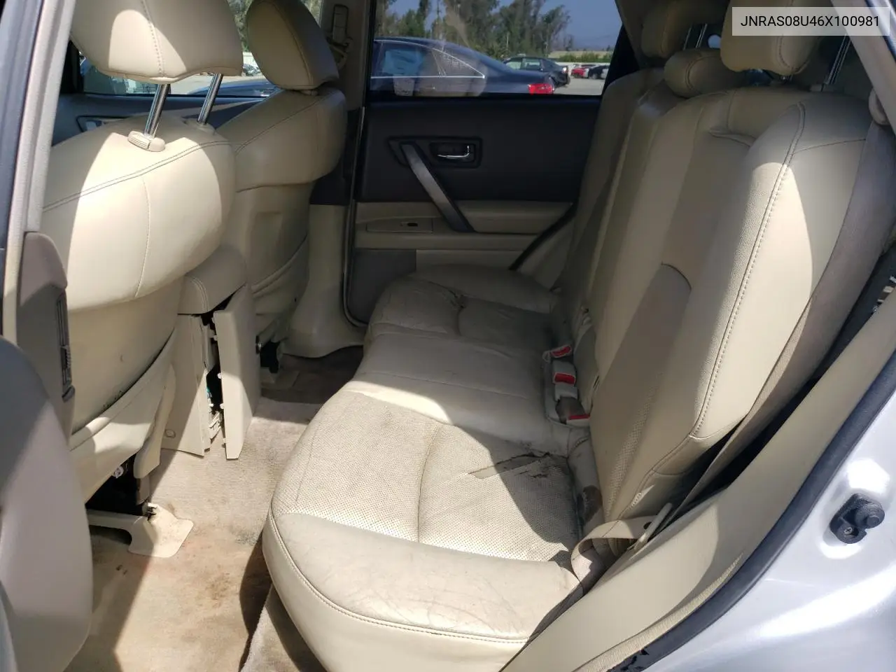 2006 Infiniti Fx35 VIN: JNRAS08U46X100981 Lot: 60159135