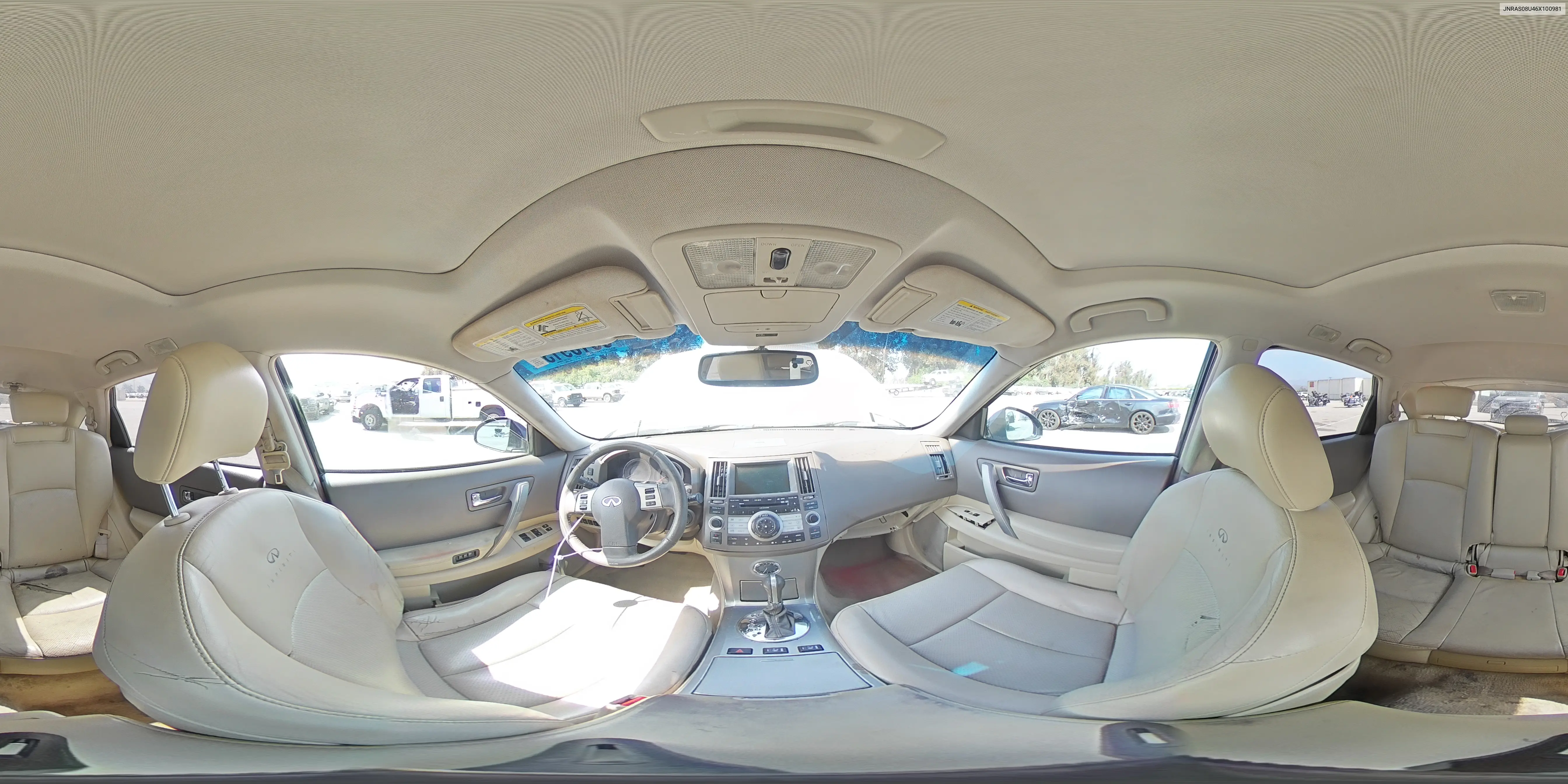 2006 Infiniti Fx35 VIN: JNRAS08U46X100981 Lot: 60159135